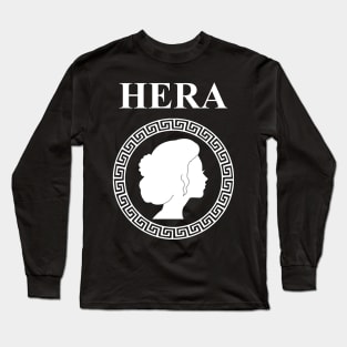 Hera Ancient Greek Goddess Queen of Olympus Long Sleeve T-Shirt